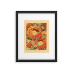 Weepy Chrysanthemums Framed Art Print Gallery Image 4
