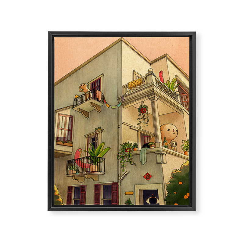 Where You At Framed Canvas Print Gallery Image 6