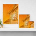 Wildfire Orange Canvas Print Gallery Image 3