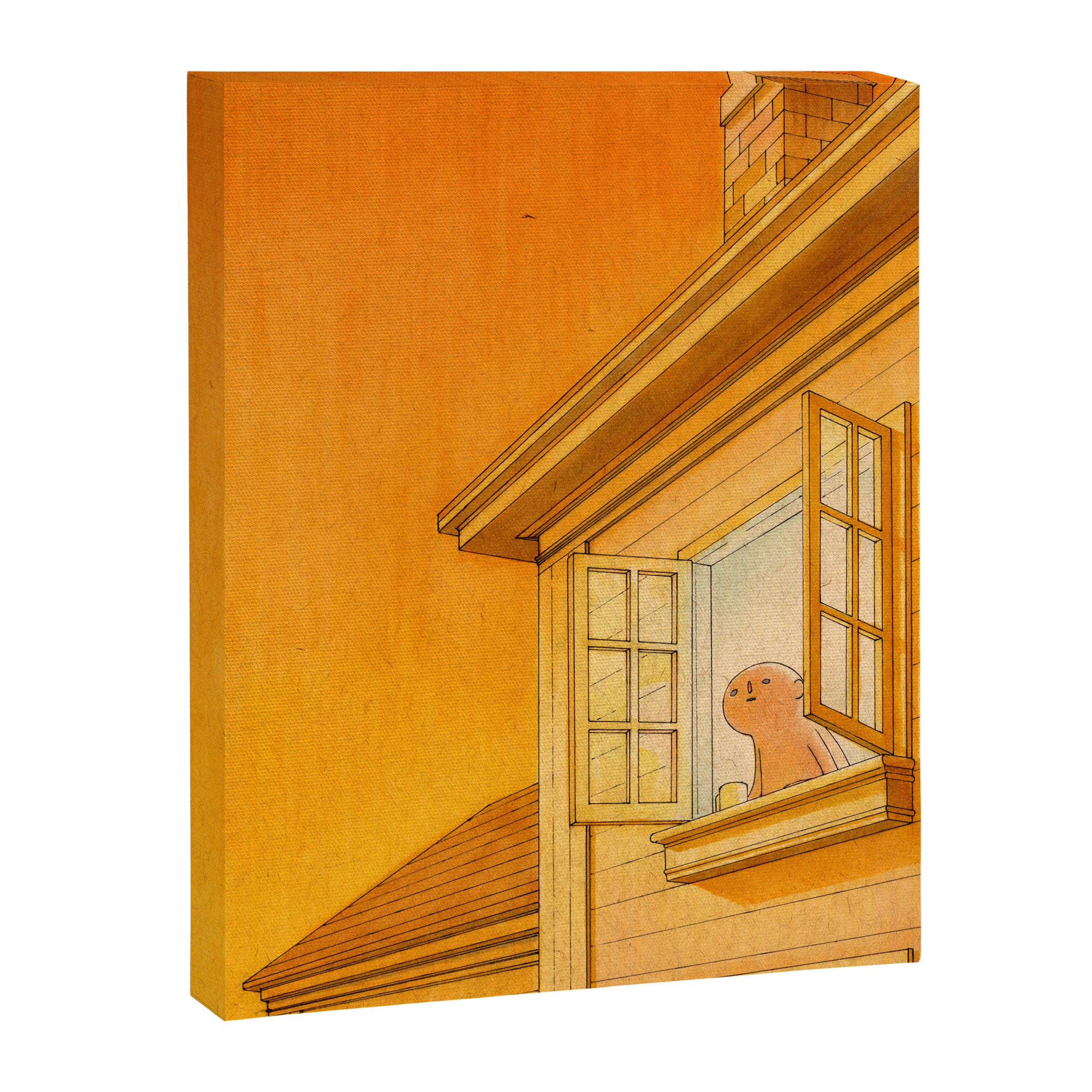 Wildfire Orange Canvas Print Gallery Image 6