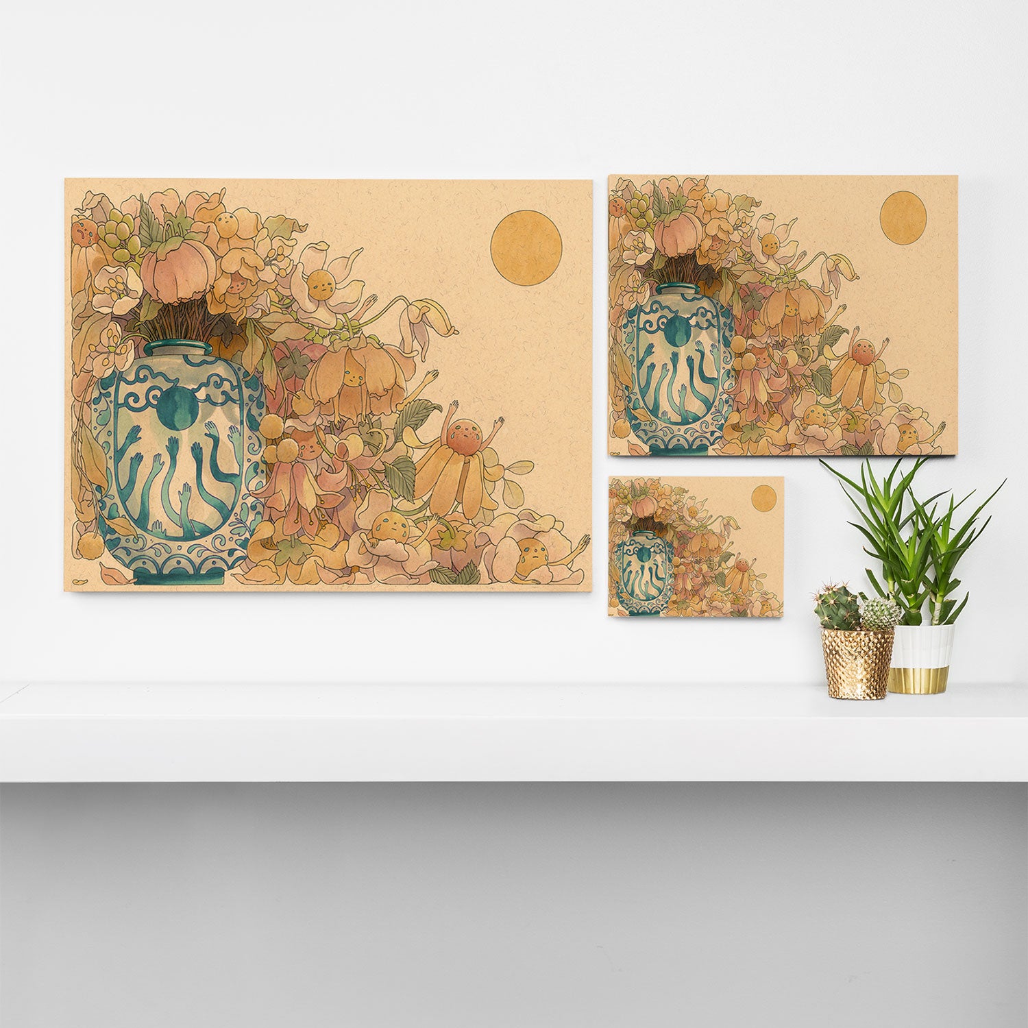 Wilting Canvas Print Gallery Image 3