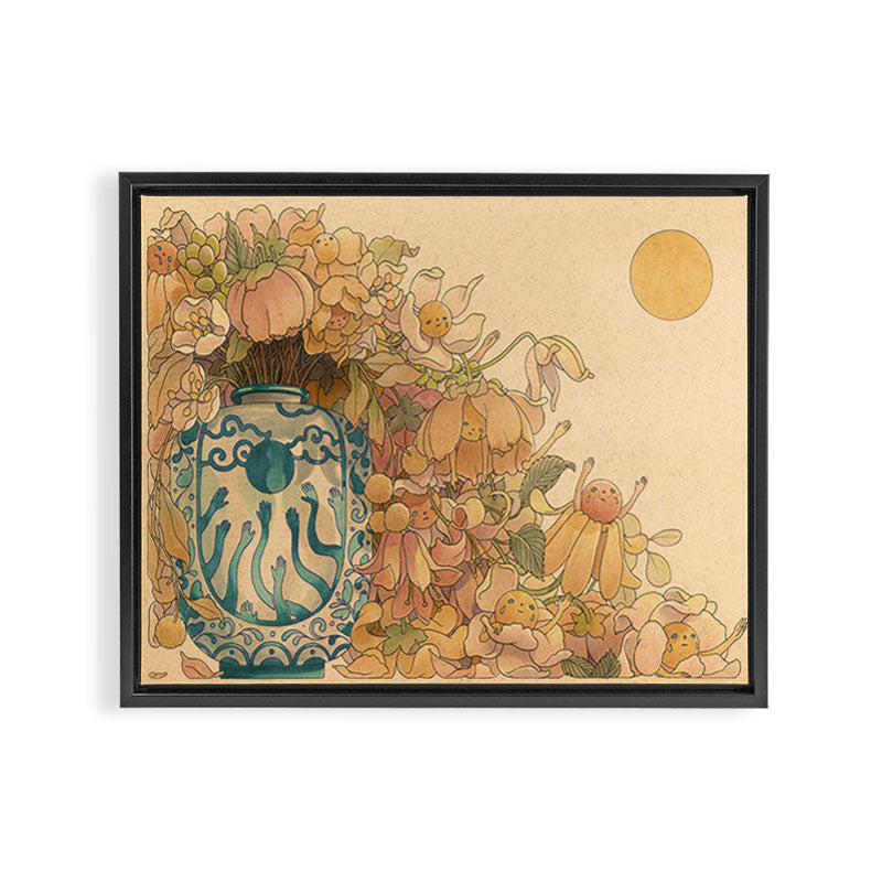 Wilting Framed Canvas Print Gallery Image 3
