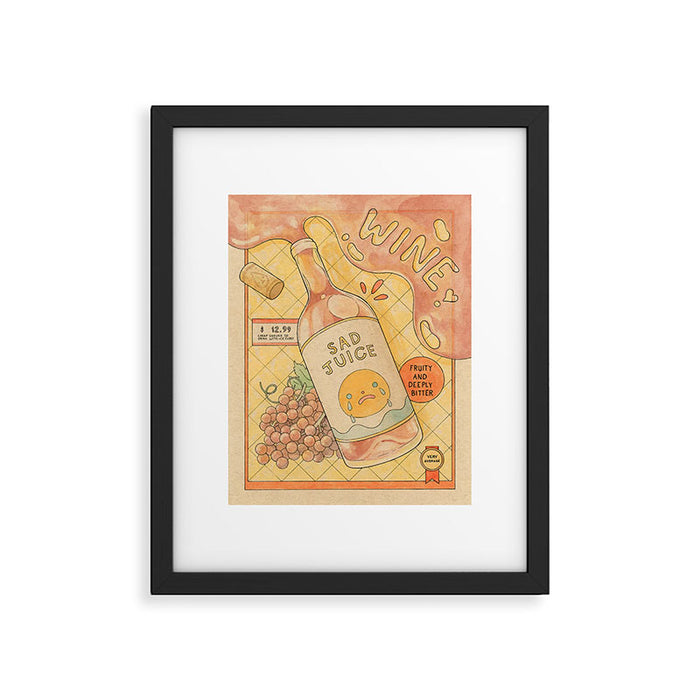 Wine Framed Art Print Gallery Image 1