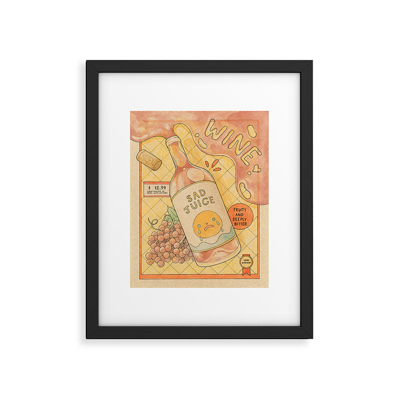 Wine Framed Art Print Gallery Image 5