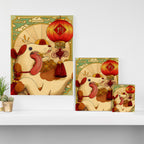 Year of the Dog Canvas Print Gallery Image 3