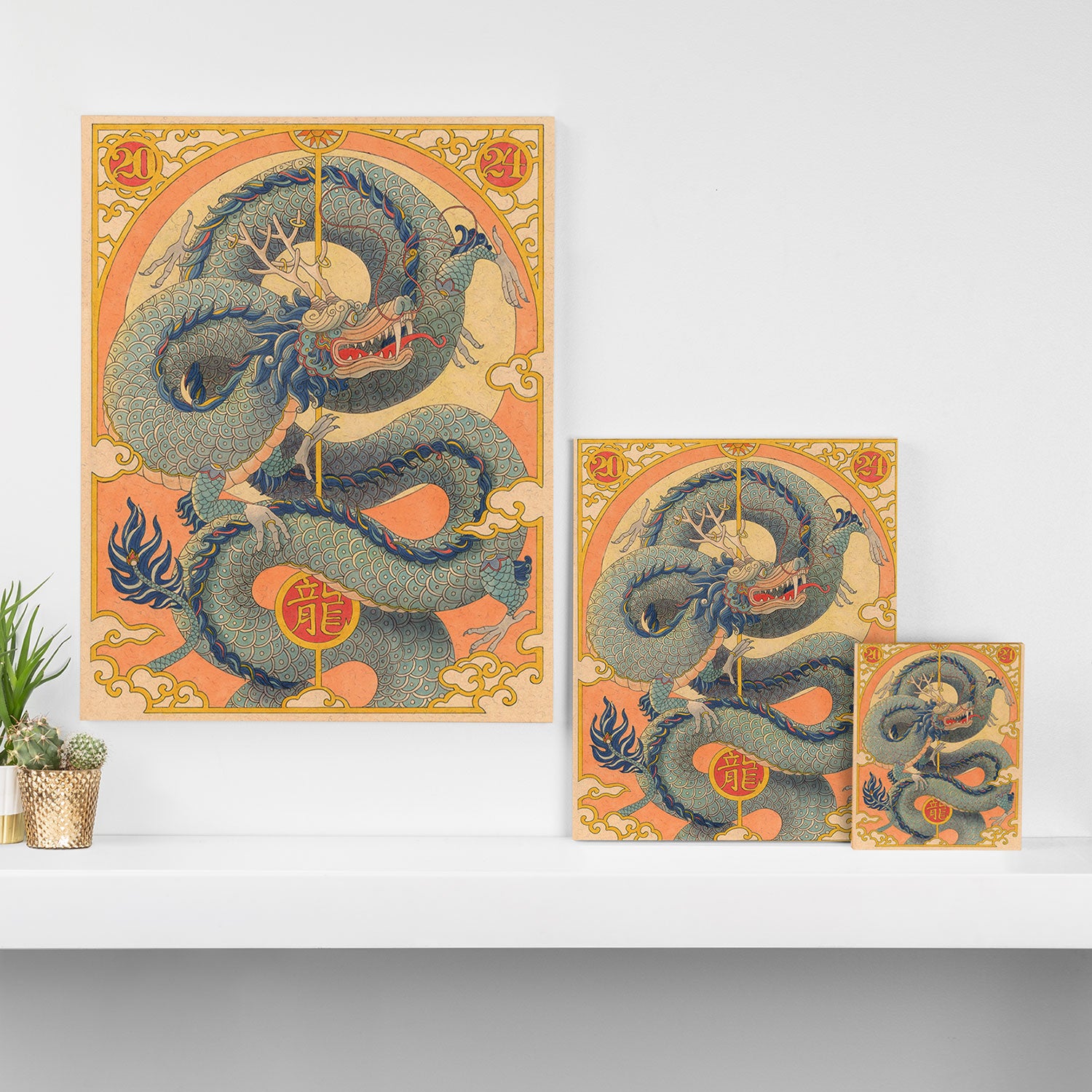 Year of the Dragon 2024 Canvas Print Gallery Image 3