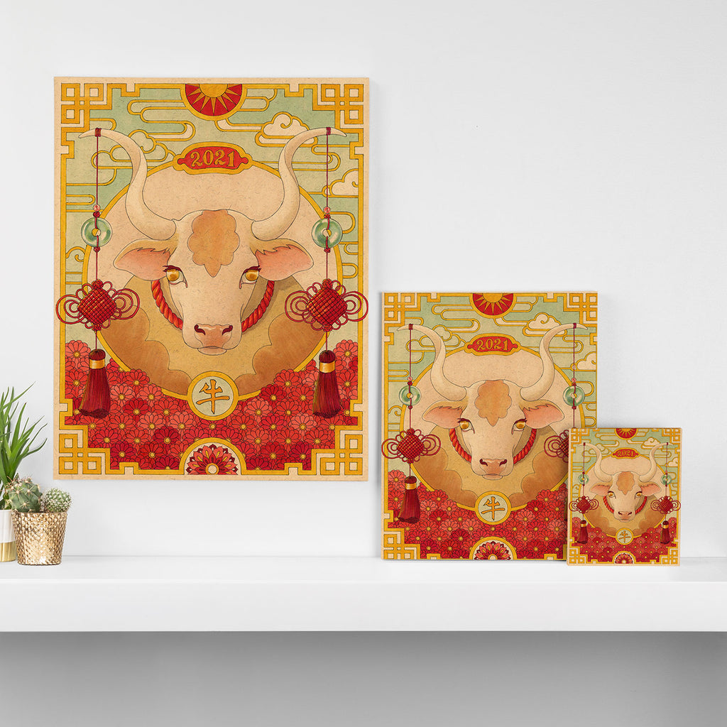 Year of the Ox Canvas Print Gallery Image 3