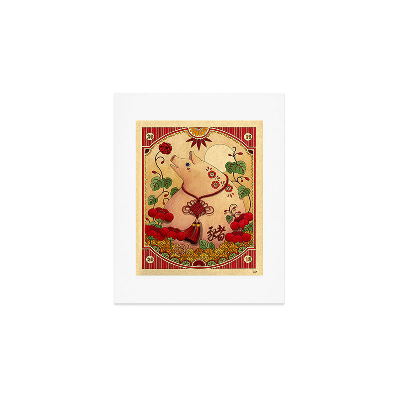 Year of the Pig Art Print Gallery Image 1