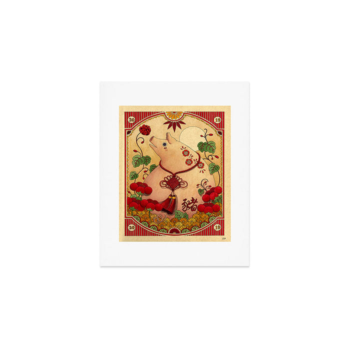 Year of the Pig Art Print Gallery Image 1
