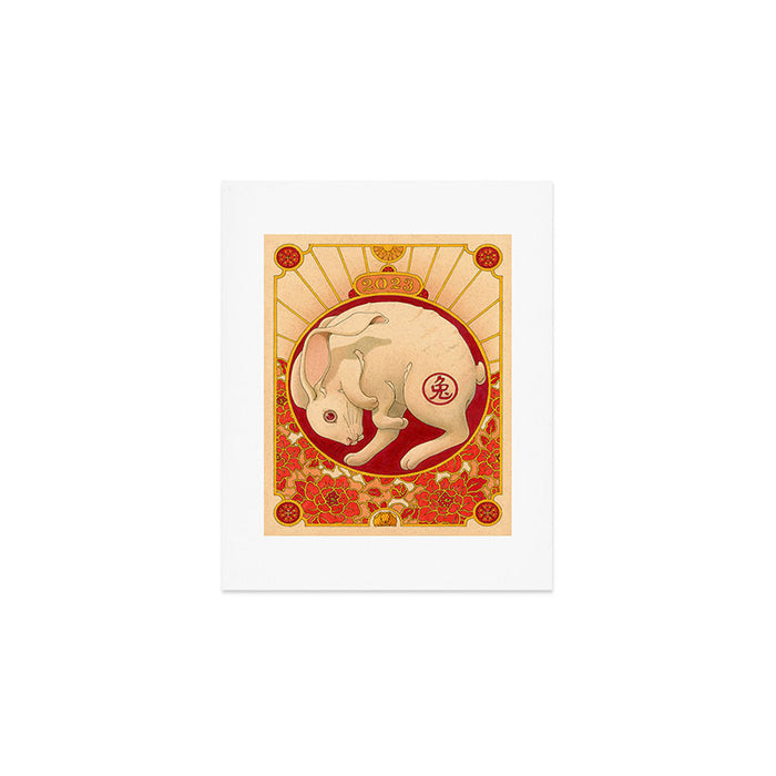 Year of the Rabbit 2023 Art Print Gallery Image 1