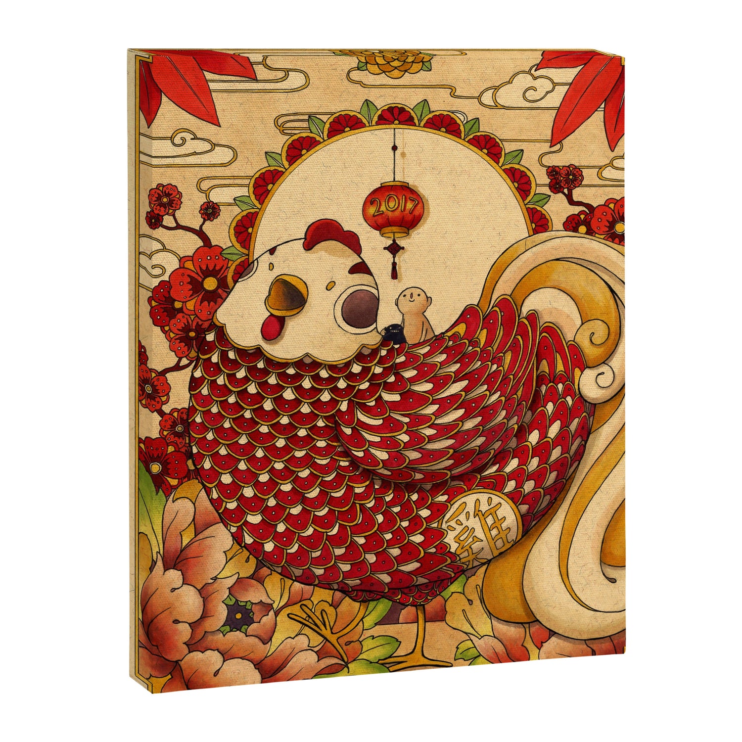 Year of the Rooster Canvas Print Gallery Image 3