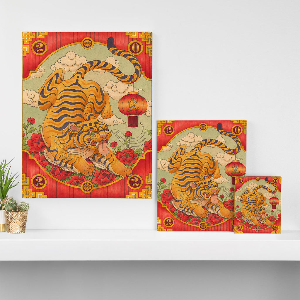 Year of the Tiger 2022 Canvas Print Gallery Image 3
