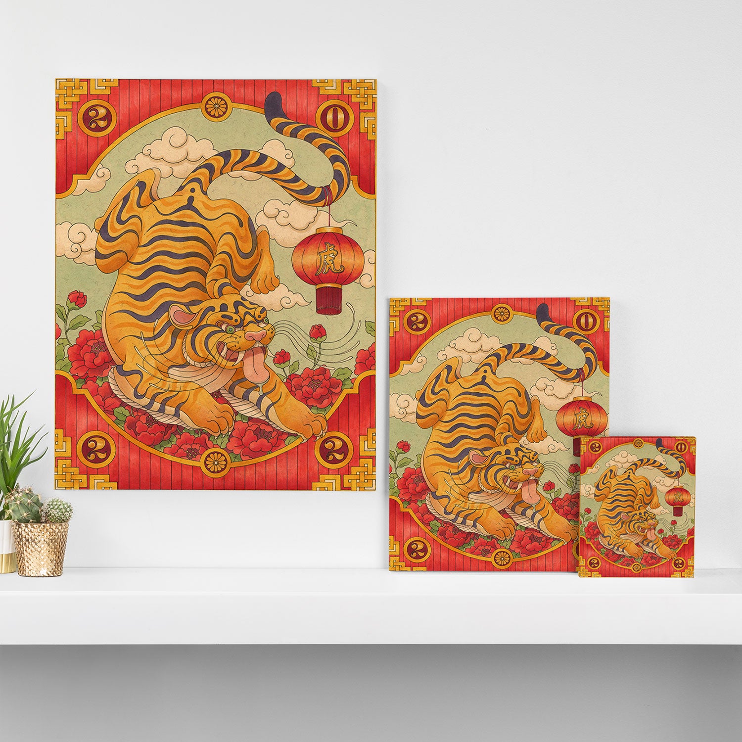 Year of the Tiger 2022 Canvas Print Gallery Image 3