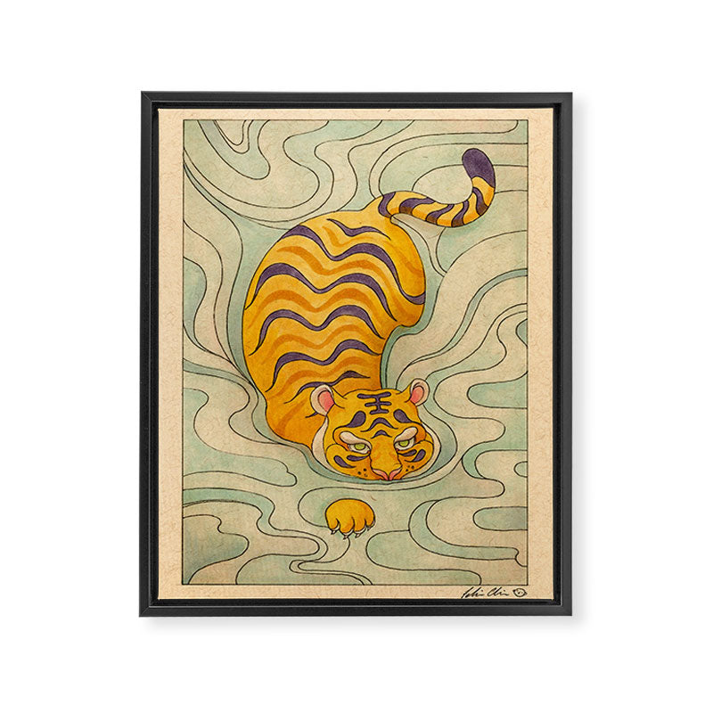 Year of the Water Tiger Framed Canvas Print Gallery Image 6