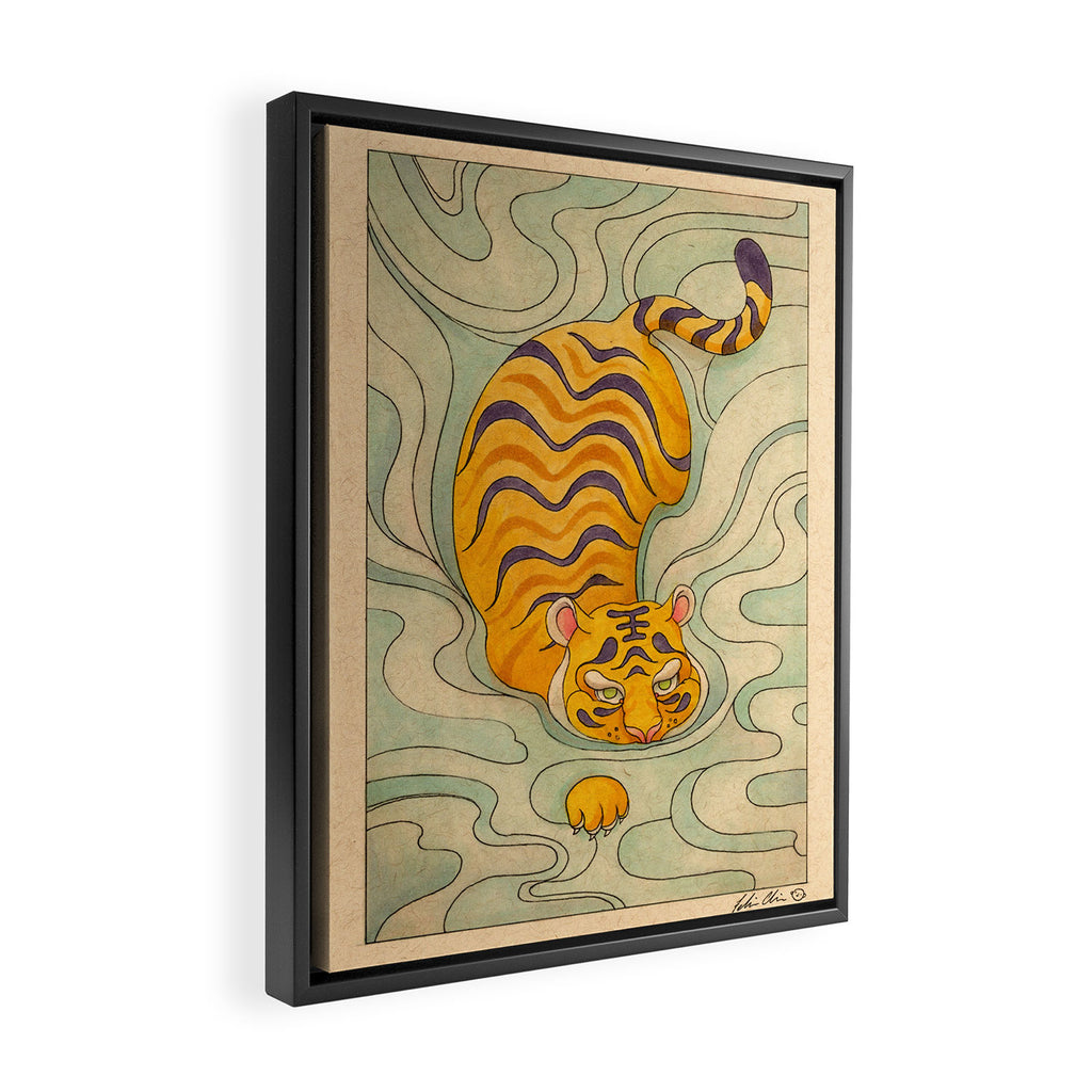Year of the Water Tiger Framed Canvas Print Gallery Image 2