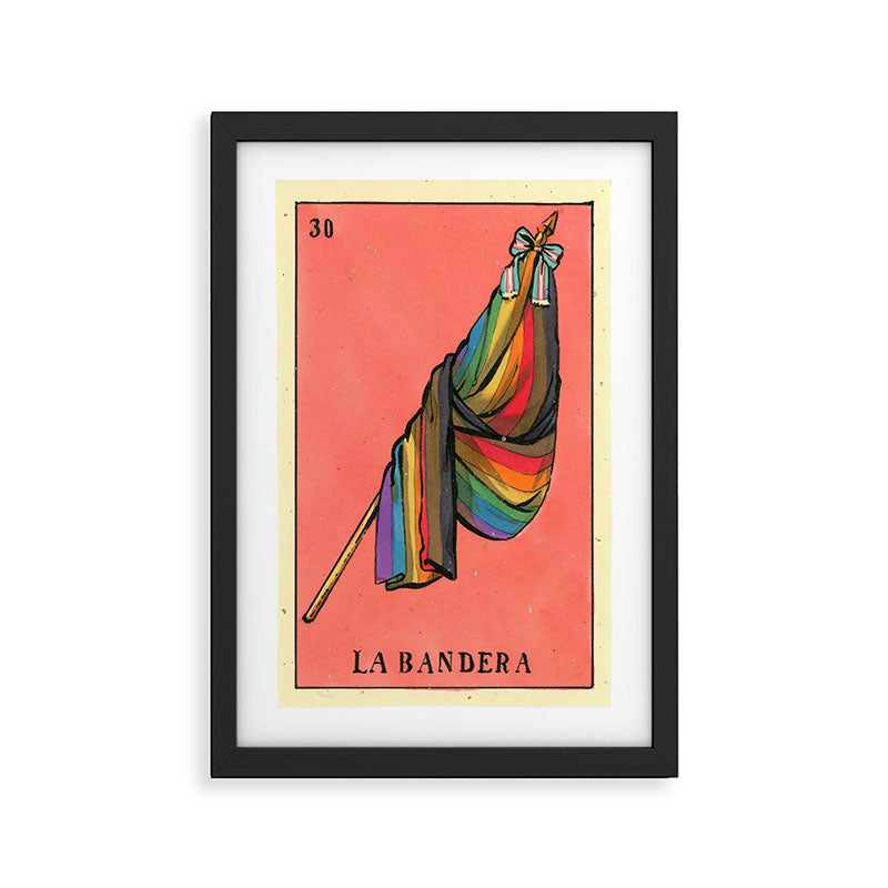 La bandera Framed Art Print Gallery Image 2
