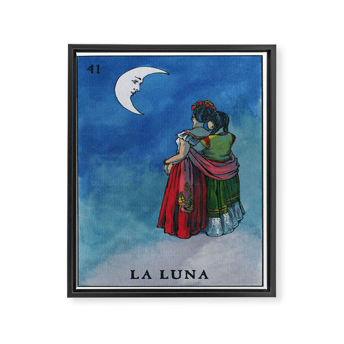 La Luna Framed Canvas Print Gallery Image 1