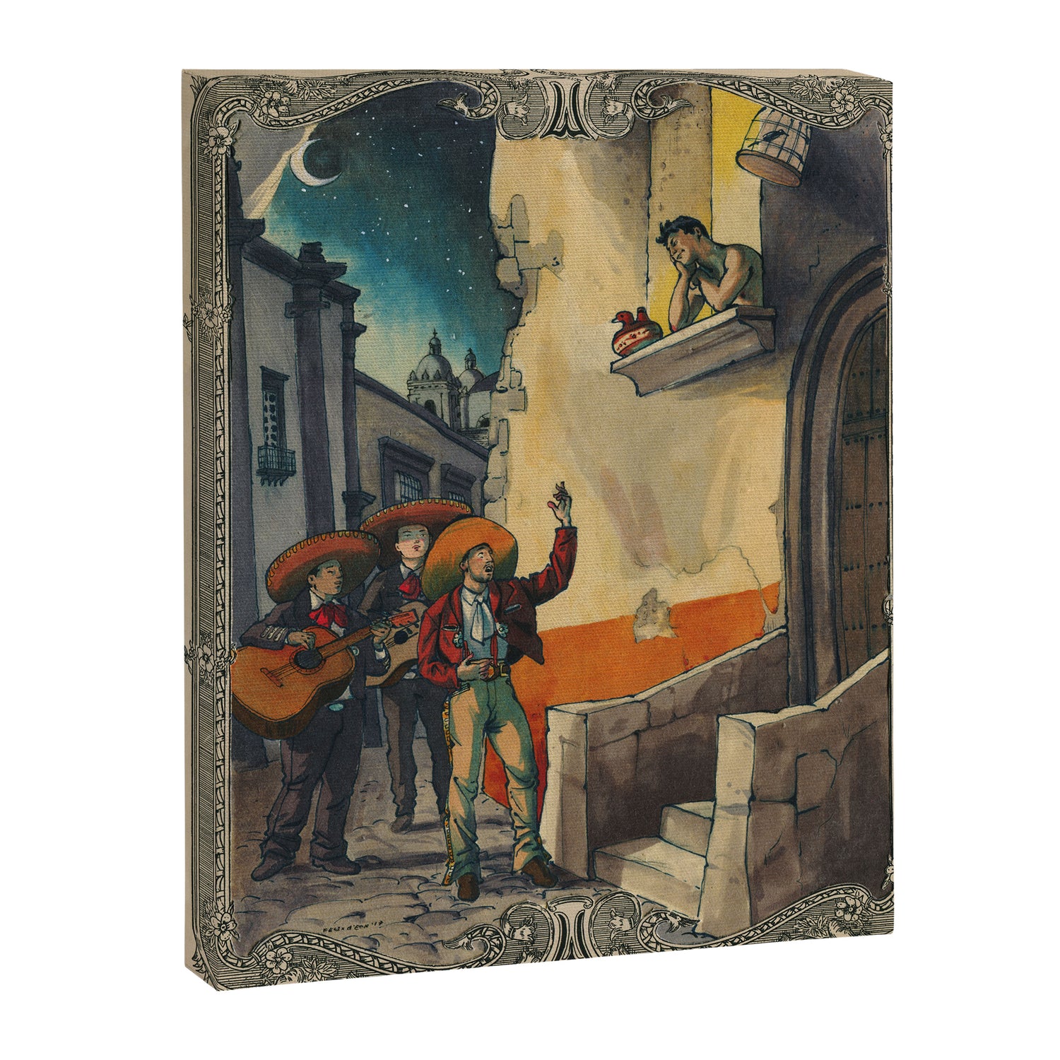 La Serenata Canvas Print Gallery Image 6
