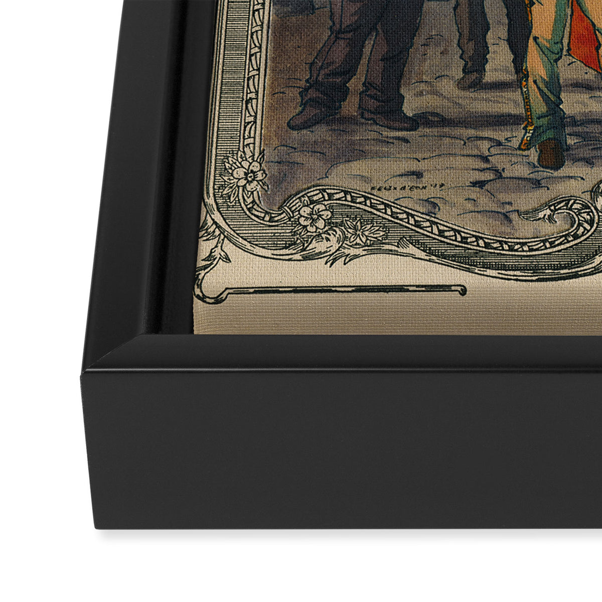 La Serenata Framed Canvas Print Gallery Image 3