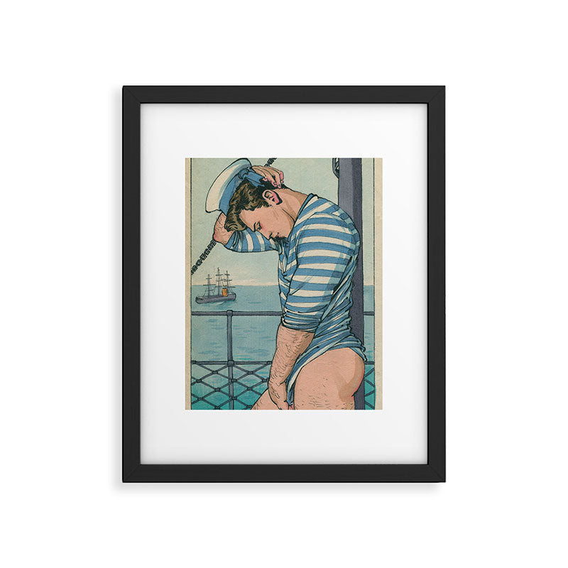 Maritime Modesty Framed Art Print Gallery Image 5