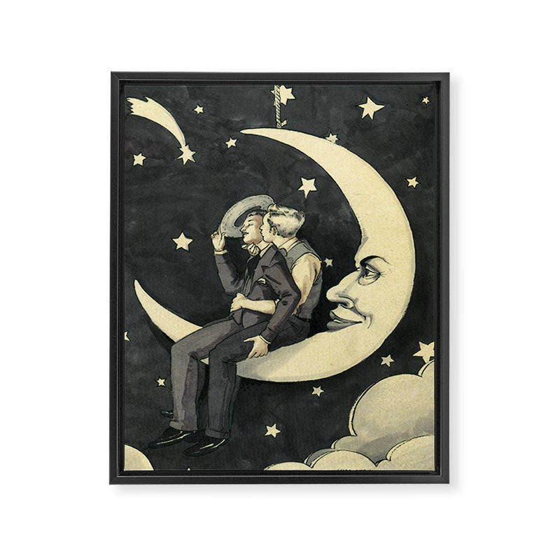 Paper Moon  Framed Canvas Print Gallery Image 6