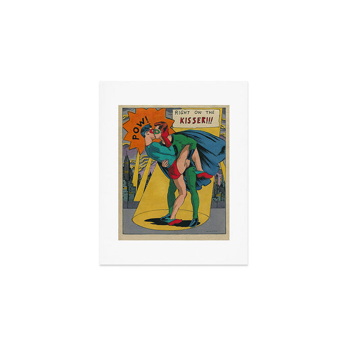 Right on the Kisser Art Print Gallery Image 1