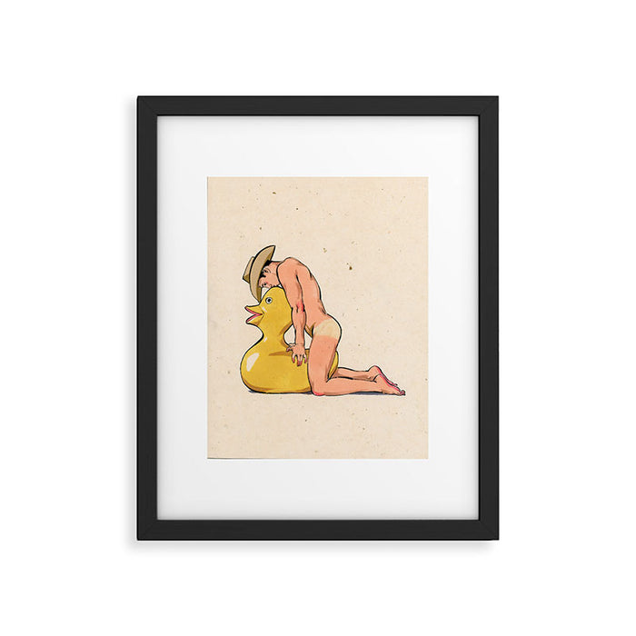 Rubber Duck Framed Art Print Gallery Image 1