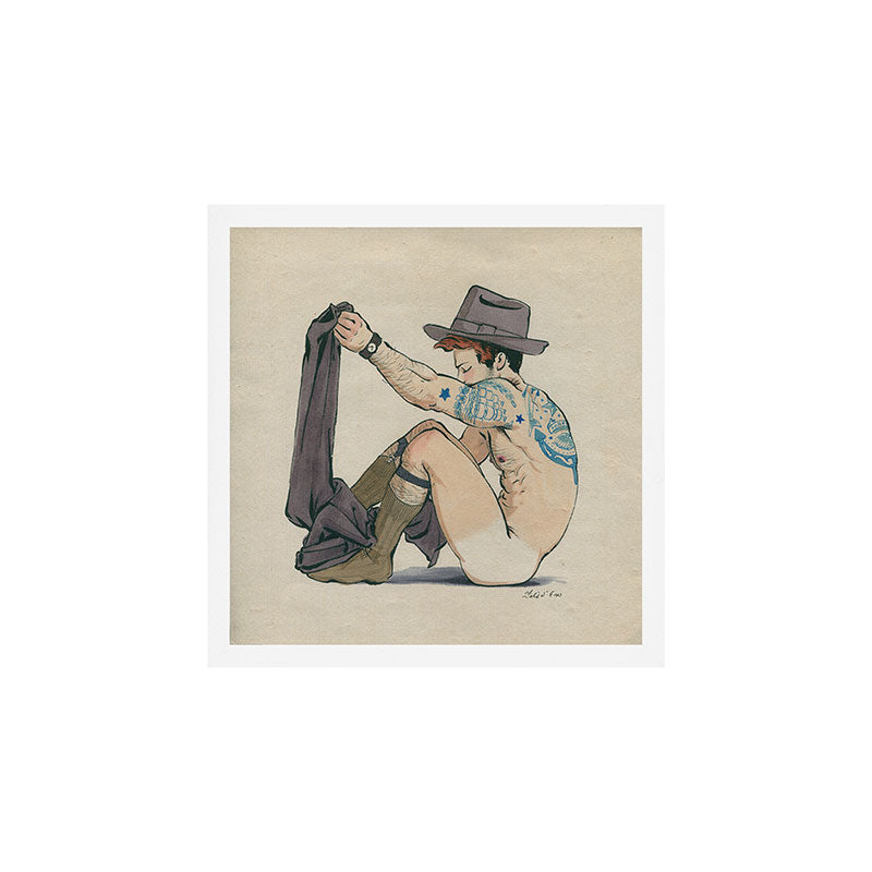 Youth Disrobing  Art Print Gallery Image 1