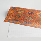 Oriental Vitange Moroccan Rug Design Wrapping Paper Gallery Image 2