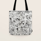 1932 Night-Club Map of Harlem, NY Centerfold from Manhattan Weekly by Elmer Simms Campbell Tote Bag Gallery Image 1
