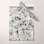 1932 Night-Club Map of Harlem, NY Centerfold from Manhattan Weekly by Elmer Simms Campbell Wrapping Paper Gallery Image 1