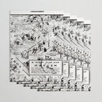1932 Night-Club Map of Harlem, NY Centerfold from Manhattan Weekly by Elmer Simms Campbell Wrapping Paper Gallery Image 3