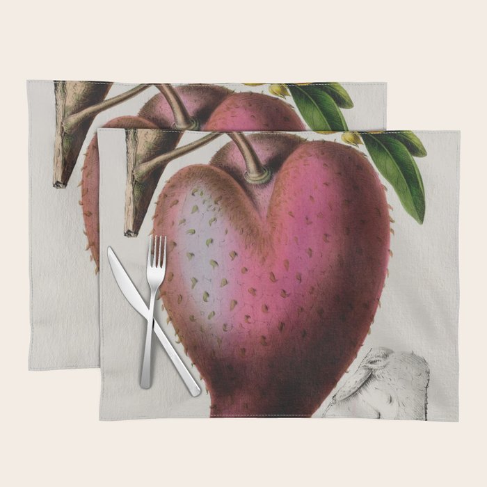 Soursop from "Flore dâAmÃ©rique" by Ãtienne Denisse, 1840s Placemat Gallery Image 1