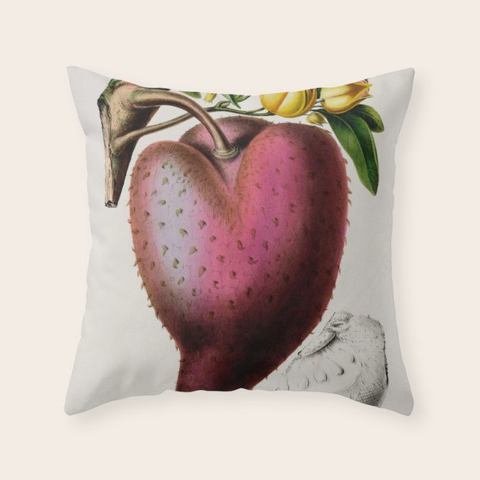 Soursop from "Flore dâAmÃ©rique" by Ãtienne Denisse, 1840s Throw Pillow Gallery Image 6