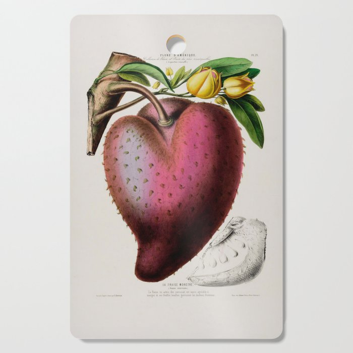 Soursop from "Flore dâAmÃ©rique" by Ãtienne Denisse, 1840s Cutting Board Gallery Image 1