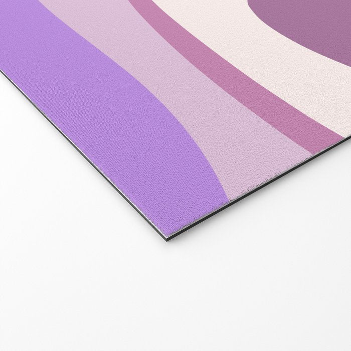 Purple Dream Retro Liquid Swirls Abstract Welcome Mat Gallery Image 2