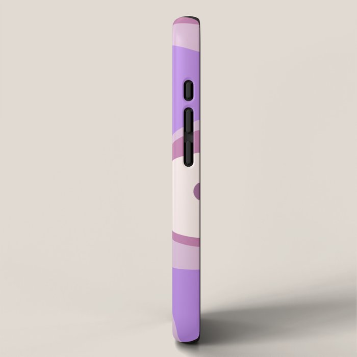 Purple Dream Retro Liquid Swirls Abstract iPhone Case Gallery Image 2