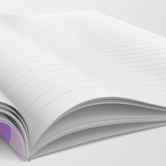 Purple Dream Retro Liquid Swirls Abstract Notebook Gallery Image 2