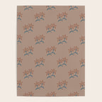 Neutral Modern Flowers- Romantic Botanical Pattern Poster Gallery Image 4