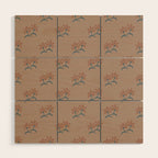 Neutral Modern Flowers- Romantic Botanical Pattern Wood Wall Art Gallery Image 1