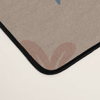 Neutral Modern Flowers- Romantic Botanical Pattern Desk Mat Gallery Image 4
