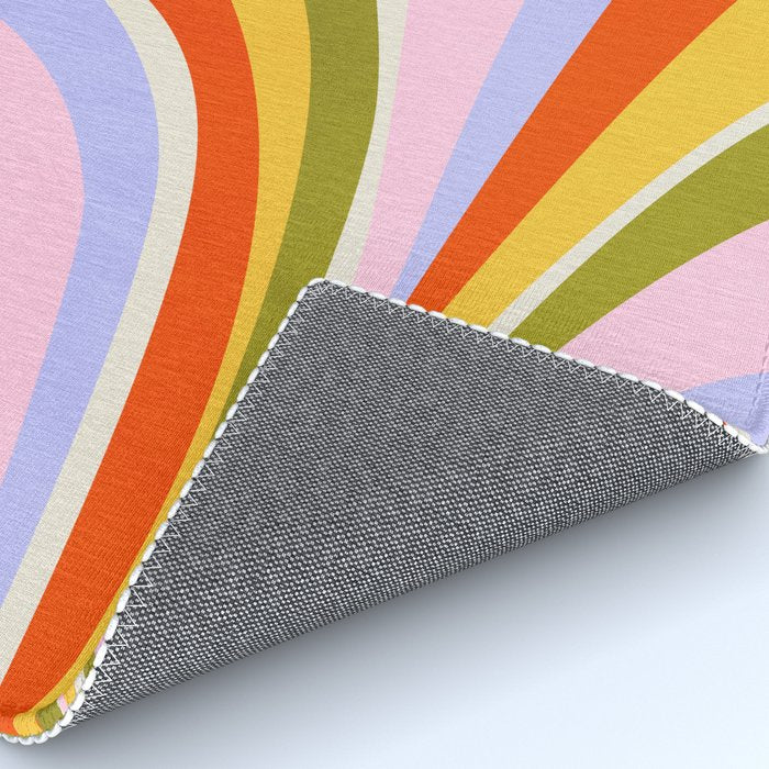 Candy Paint: Sunrise | Mid Century Retro Edition Rug Gallery Image 4