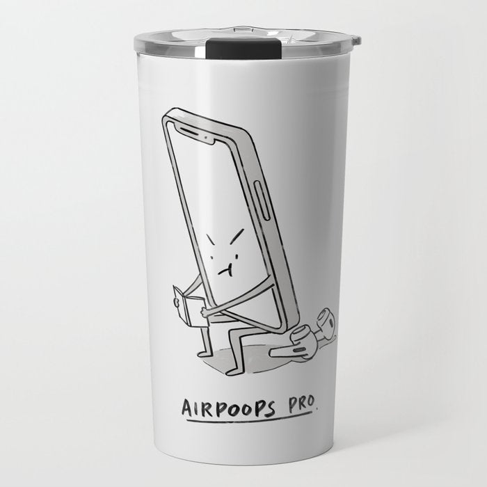 AirPoops Pro Travel Mug Gallery Image 1