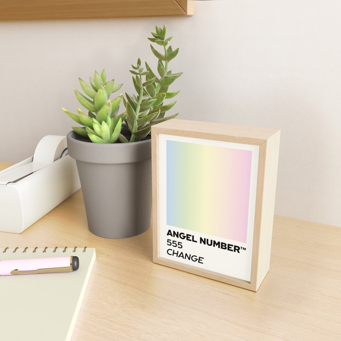 Angel number - 555 - change Mini Art Print Gallery Image 2