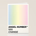 Angel number - 555 - change Stationery Card Gallery Image 2