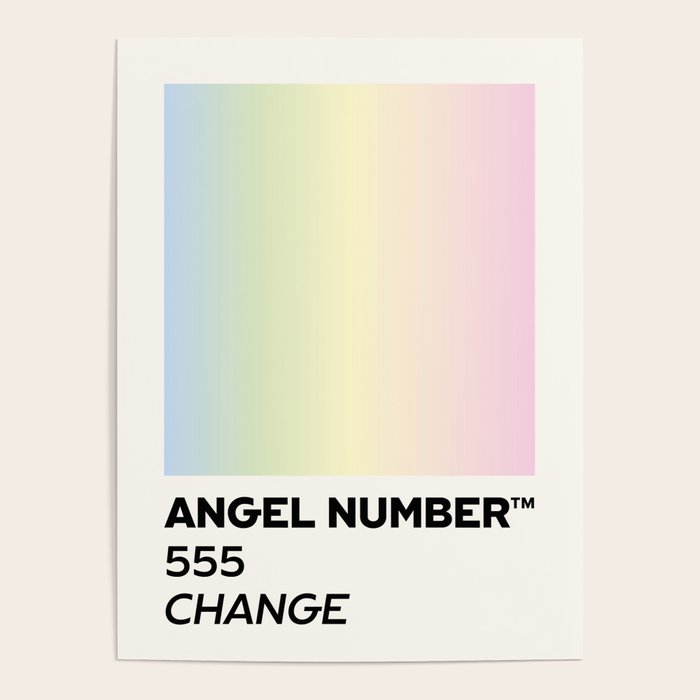 Angel number - 555 - change Poster Gallery Image 4