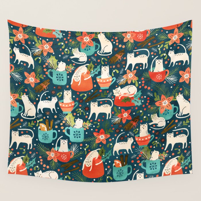 Spicy Kittens Wall Tapestry Gallery Image 4
