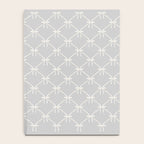 Bows & Ribbons Pattern LX Light Grey Notebook Gallery Image 4