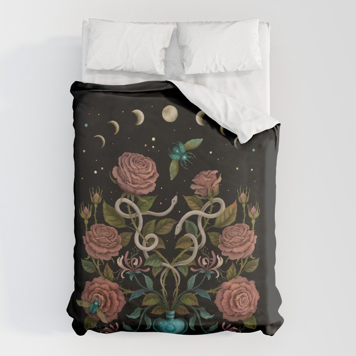 Rose and Honeysuckle Duvet Cover Gallery Image 1