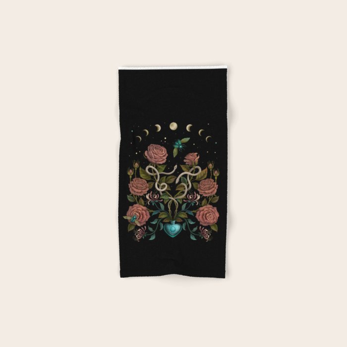 Rose and Honeysuckle Bath Towel Gallery Image 1
